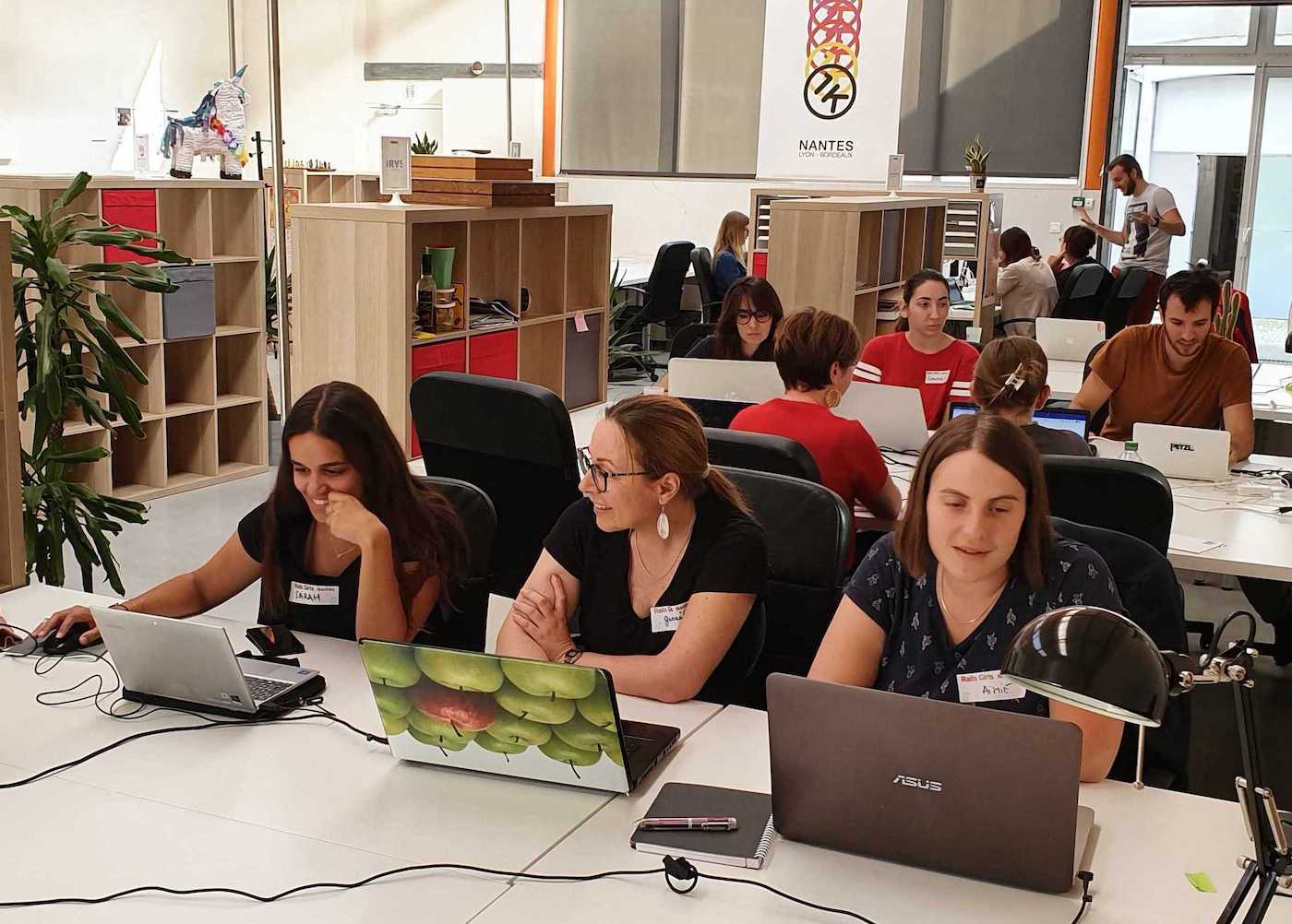 The Rails Girls event in Nantes, 2019 