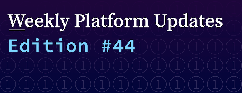 Weekly Platform Updates #44 | Clever Cloud