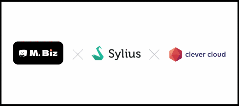visuel qui représente Monsieur Biz, Sylius et Clever Cloud