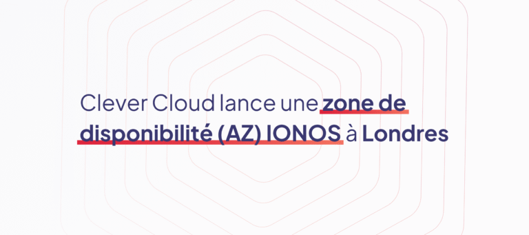 Bannière de l'article de blog sur l'ouverture d'une zone de disponibilité à Londres avec IONOS