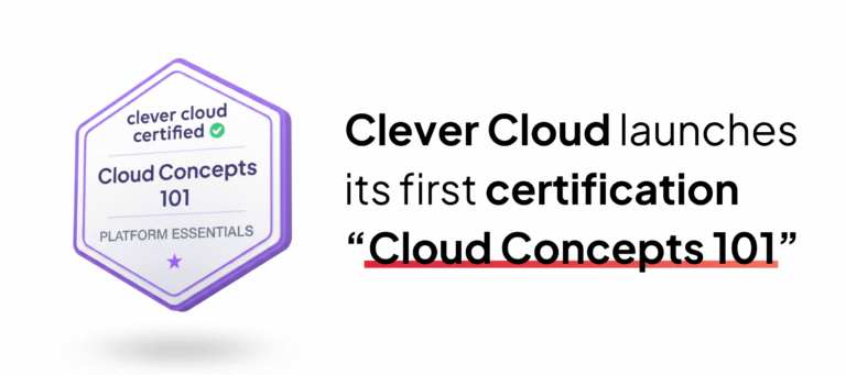 Thumbnail for the blog post announcing Clever Cloud's Cloud Concept 101 certification