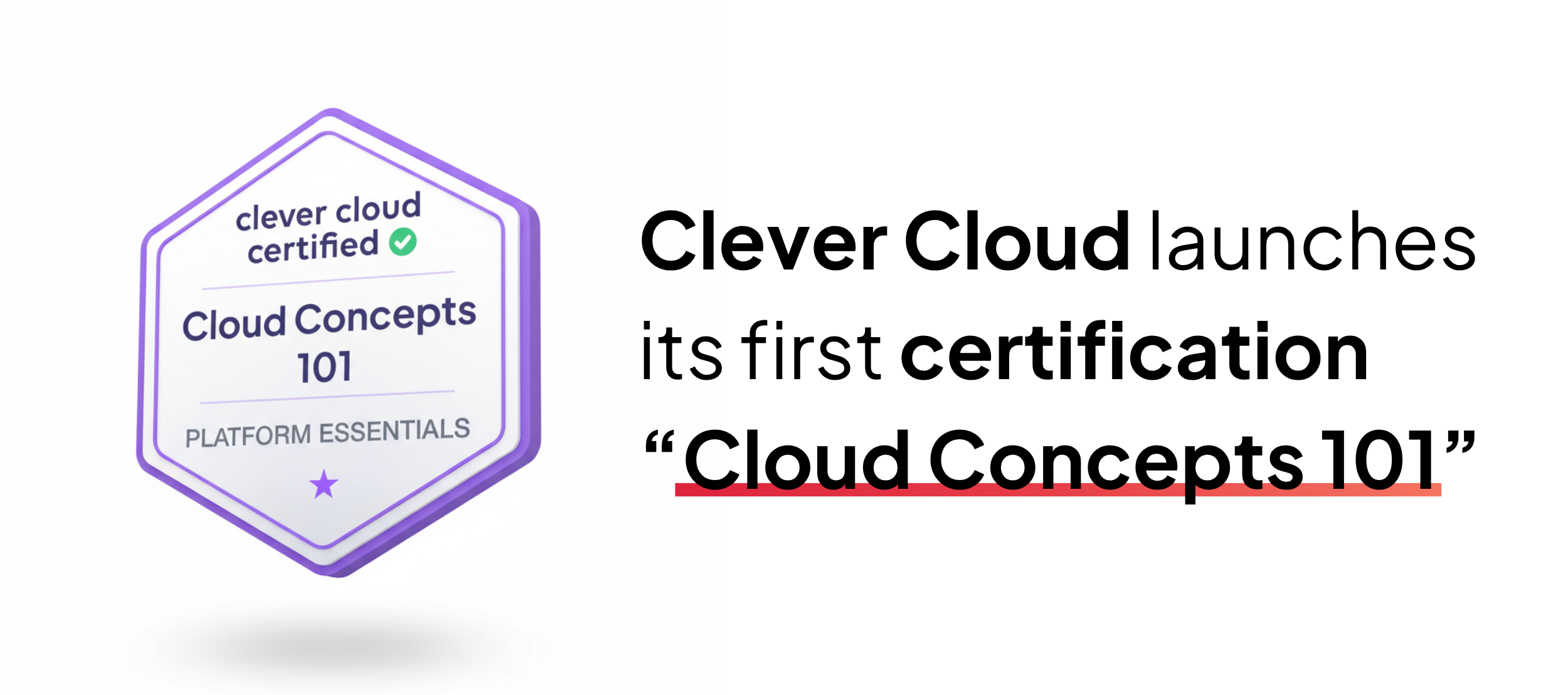Thumbnail for the blog post announcing Clever Cloud's Cloud Concept 101 certification