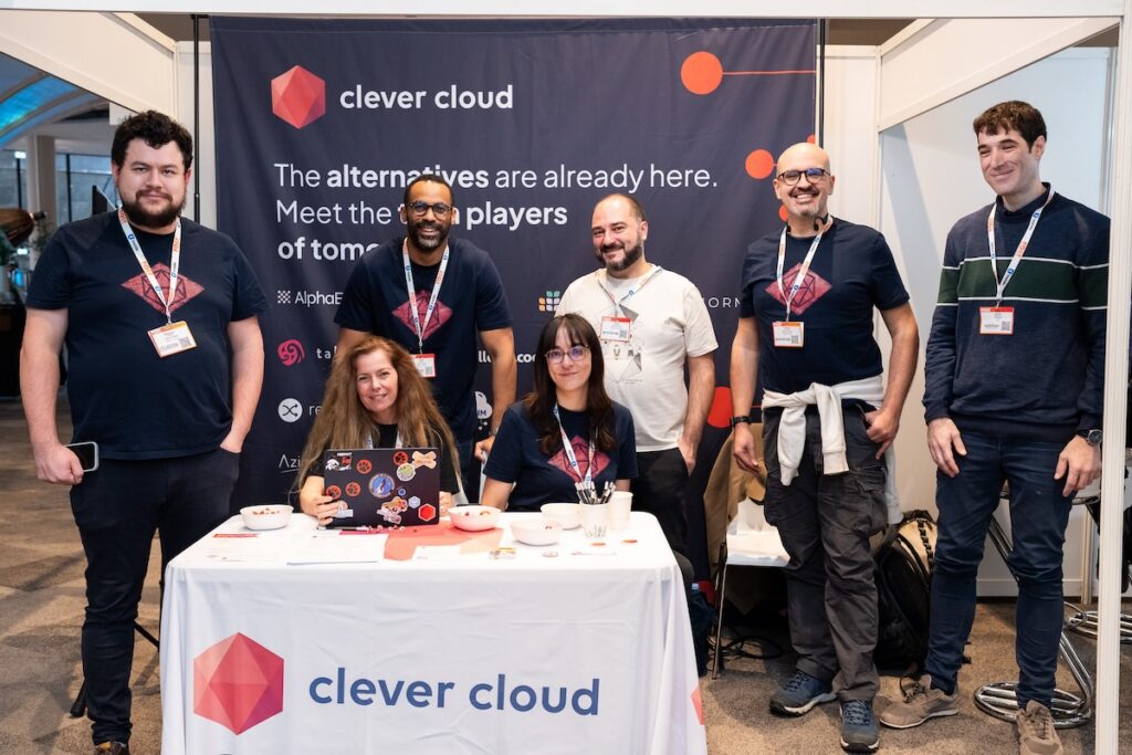 Clever Cloud booth at FOST Paris 2025