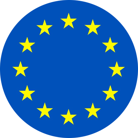 Europe flag circle