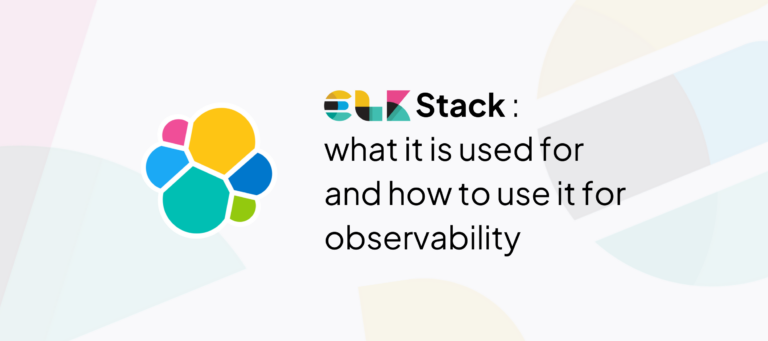 Banner for the blog article: 'Elasticsearch Observability: logs, metrics, and traces explained'
