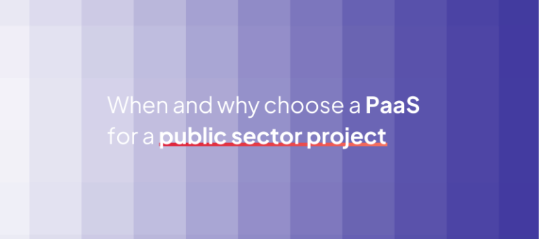 Public sector PaaS